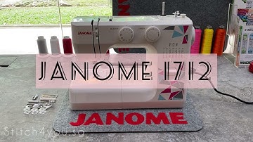 Janome 1712 Chapter 2: Stitch Selection