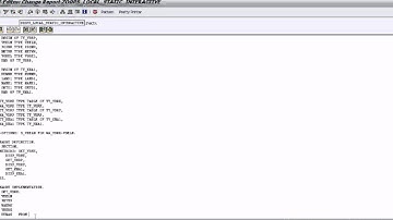 SAP ABAP-OOPS Local Static Interactive Report(OO ABAP)