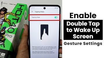 Enable Double Tap to Wake Up Screen In Infinix Hot 40 Pro | Gesture Settings