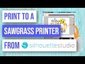 🖨 How to Print to a Sawgrass Printer from Silhouette Studio