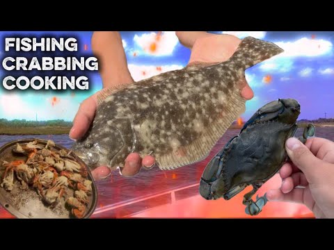 FISHING and CRABBING the NJ shore! |free garlic crab recipe| 