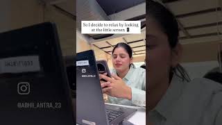 My eye care routine 😂🤭 #officelife #officereels #trending #funny #office #new #funnyvideo #fun