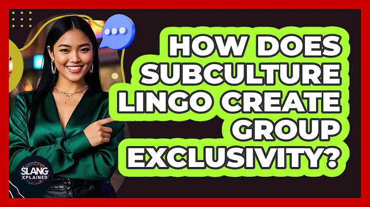 How Does Subculture Lingo Create Group Exclusivity? - SlangXplained