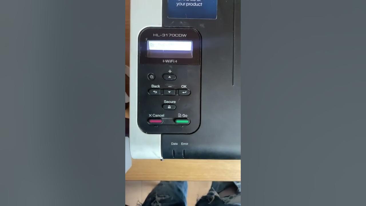 How to Reset Toner on Brother HL3170CDW printer YouTube