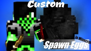 Custom Spawn Eggs!? | Minecraft 1.10 Tutorial