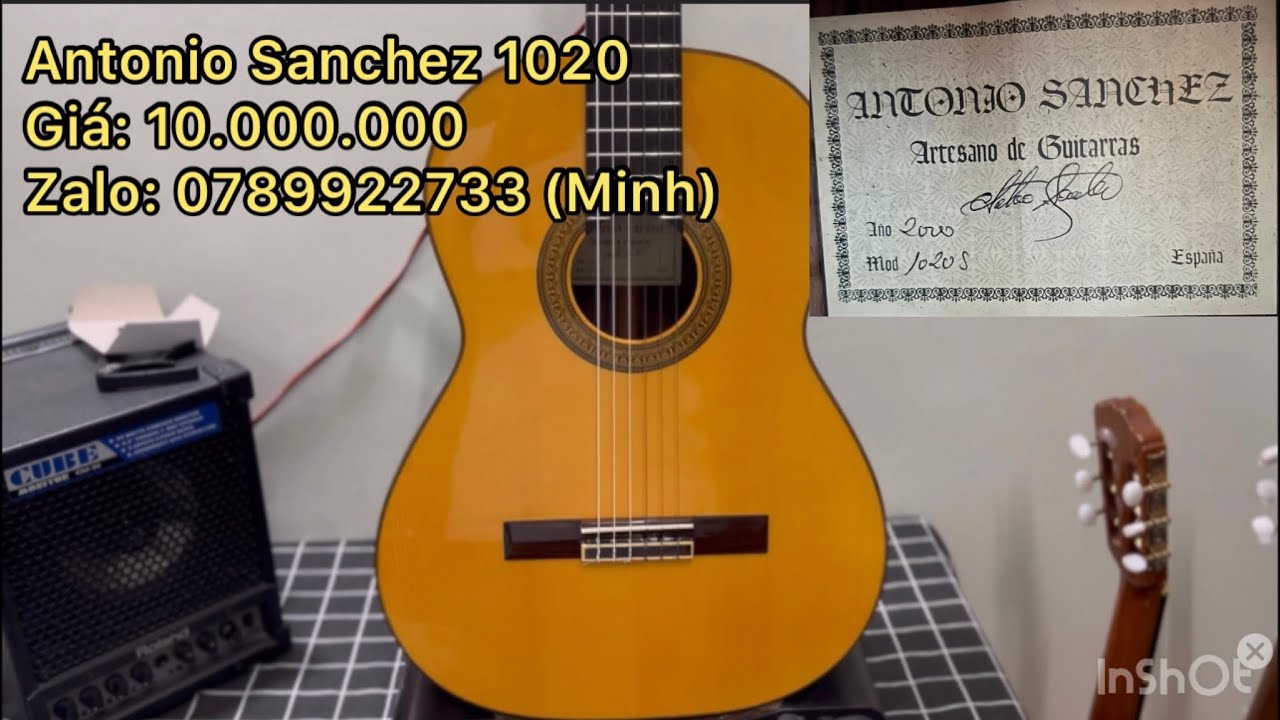 Antonio Sanchez 1020 (1980) giá 10 triệu. Ngoại hình rất đẹp, âm