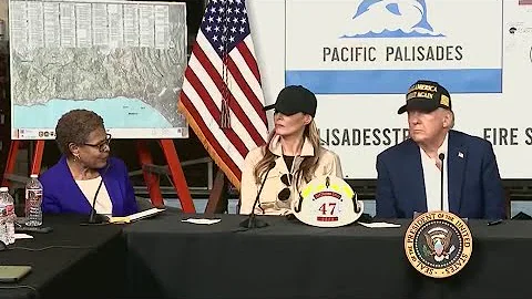 Trump committed to rebuilding LA after wildfires
