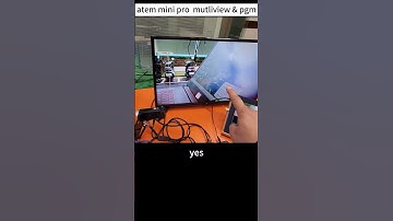 atem mini pro PGM & multi-view together with UVC bypass #pgm #atem #multiview #uvc
