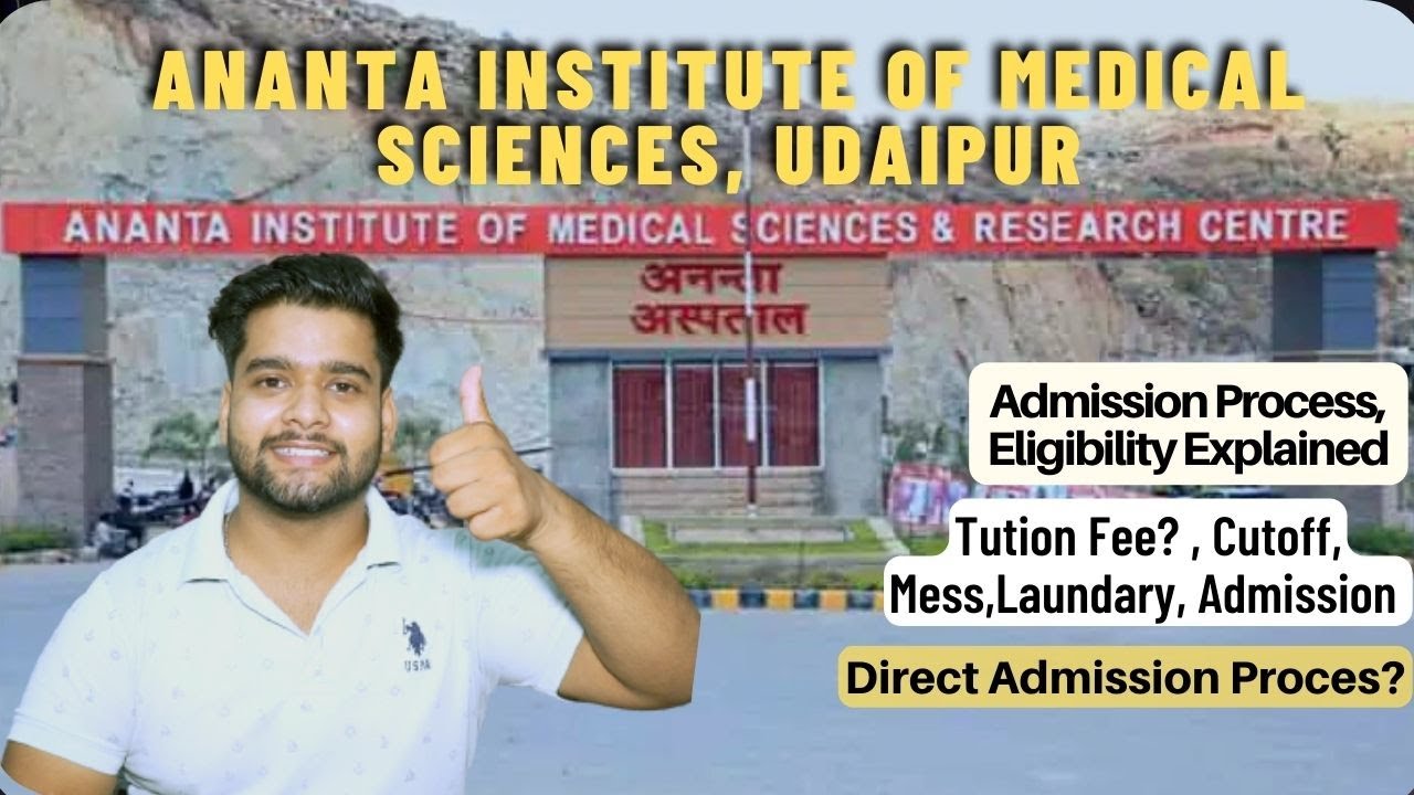 Ananta Institute of Medical Sciences, Udaipur Eligibility, Cutoff