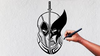 draw a Deadpool & Wolverine ( #tattoo  #art  #artist  #pencildrawing  @selvakumararts-rr5vl )