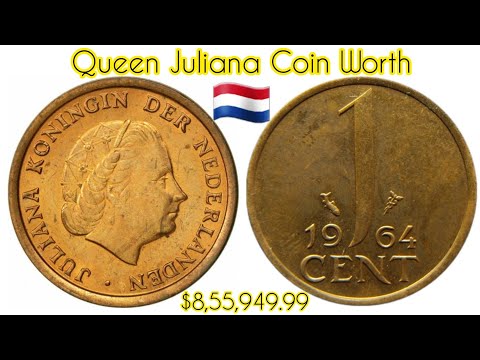 Queen Juliana One Cent Coin 1964 Netherlands Rare Coin Value And Worth - Unique Coin Of Netherlands