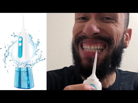 YOUNGDO Cordless Dental Oral Irrigator Water Flosser with DIY Mode