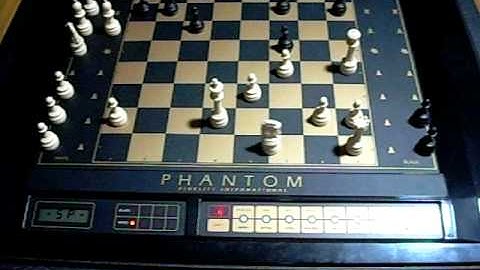 Fidelity Phantom 6100 Chess Set (resetting pieces for new game)
