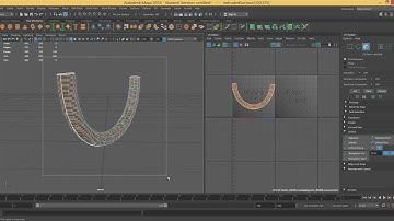 Maya 2018 Unfolding a pipe