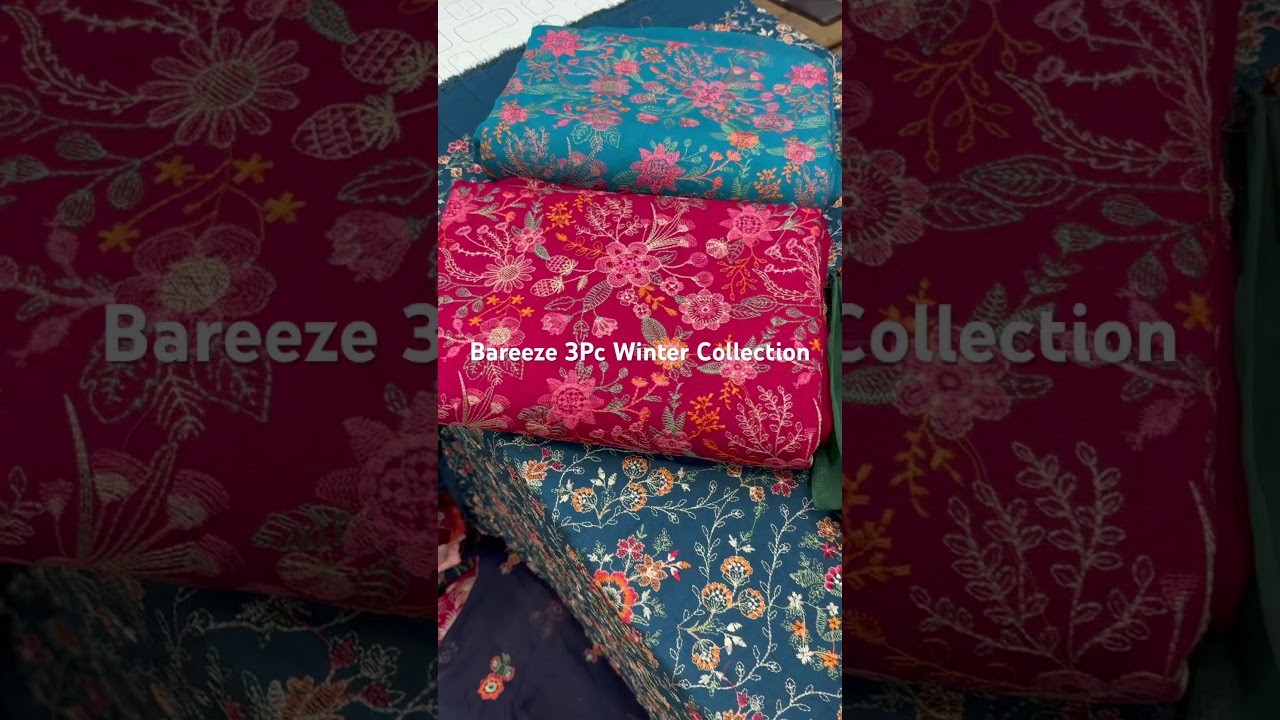 Bareeze 3Pc Karandi Suit Winter Collection
