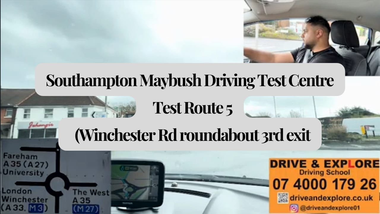 Southampton Maybush Test Centre, Test route 5 (Winchester Rd Roundabout