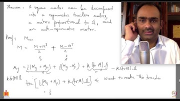 Classical Mechanics: L15: Matrices and all that