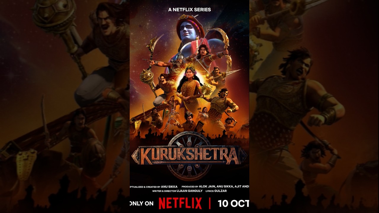 🚩"महाभारत अब Netflix पर! Kurukshetra Cartoon Movie Review 💫"