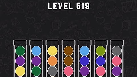 Ball Sort Puzzle Level 519 #ballsortpuzzle #ballsortpuzzlegameplay #puzzlegame #mobilegames