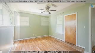 23300 HARRELLSON Street video tour