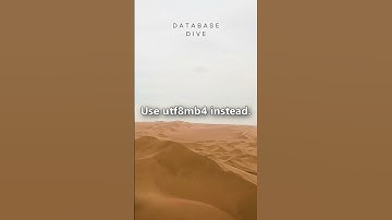 Make the Switch to utf8mb4 Today.