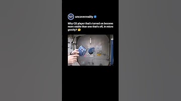 Why Does a Spinning CD Player Stay More Stable in Microgravity? #space #gravity #shorts #trending