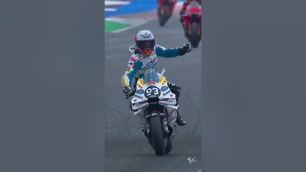 Making the podium his living room! 🏍️🏆 #motogp #marcmarquez