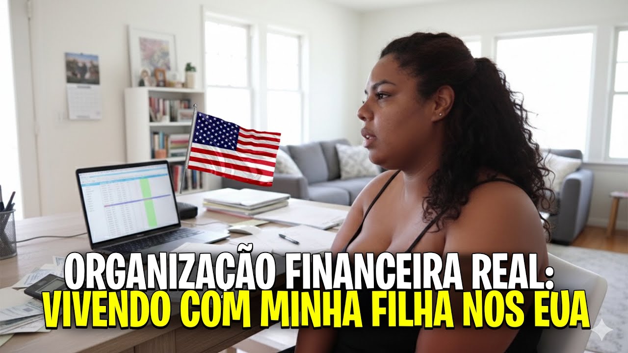 COMO ORGANIZO MINHAS FINANÇAS MORANDO SOZINHA COM MINHA FILHA NOS EUA  💵🇺🇸