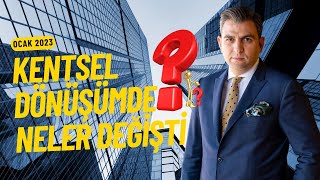 Kentsel Dönüşüm Yönetmeli̇ği̇nde En Son Deği̇şi̇kli̇kler