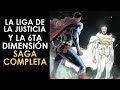La liga de la justicia y la 6ta dimensin saga completa  el superman impostor revela su identidad