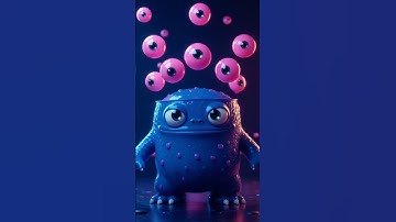 Bubble Brain Monster Animation