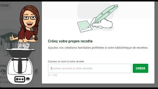 Créer ses propre recette sur cookidoo - Nouveauté image