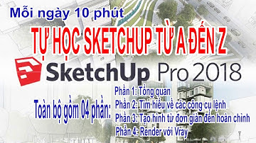 Tự học Sketchup từ A đến Z. Phần 1: Tổng quan