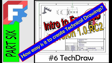 An Introduction to FreeCAD 1.0 Part 6 #freecad #cad #design #sketcher #techdraw #tutorial