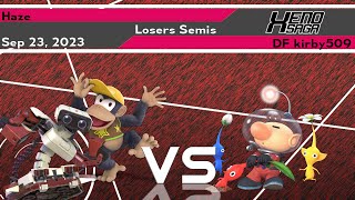 Xenosaga XLIX Losers Semis - Haze (Diddy, ROB) vs kirby509 (Olimar) - Smash Ultimate