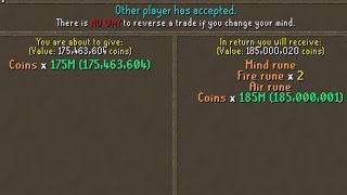 How THIS Scam Cost Me 200m *almost* [OSRS]
