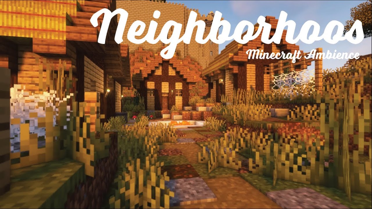 Beautiful Minecraft Landscapes + Ambience /w Music to Sleep/Study to ...