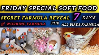 How to make soft food for finches & java / Best breeding farmula for finches & java Friday special