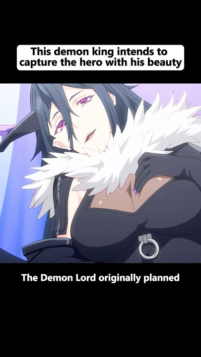 This demon king intends to capture the hero with his beauty. #anime #animeweeb #animeedit #youtube