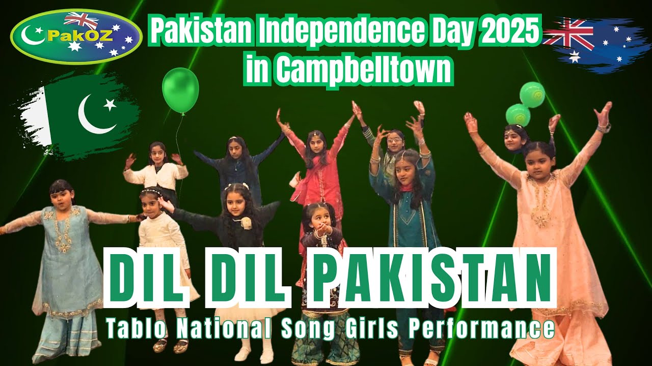 Dil Dil Pakistan” 🇵🇰 Tablo Performance | Pakistan Independence Day 2025 Campbelltown 