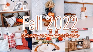 New ✨  FALL CLEAN AND DECORATE WITH ME 2022 || FALL DECOR 2022 || FALL DECORATE WITH ME