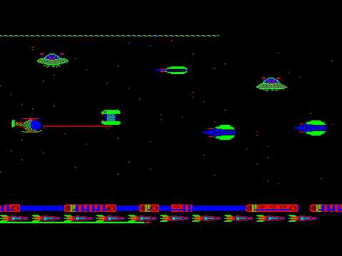 ❤Космический побег u0022Space Escapeu0022 для БК-0010❤FULL PLAY, прохождение! Автор игры - Петров И.Е.