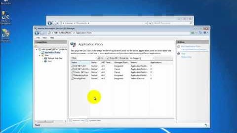 asp.net framework 4.0 and IIS on Windows7 Part 3