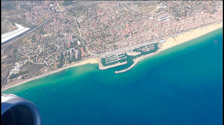 [4K] Lufthansa A321 SCENIC Approach and Landing in Barcelona