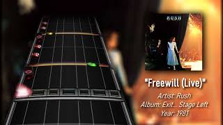 Rush - Freewill Live Drum Chart