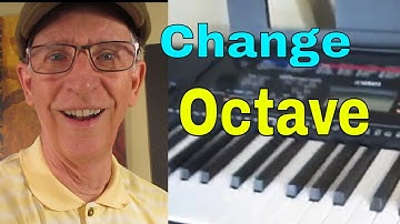 How to Change the Octave on Yamaha E263 and E273 Portable Keyboards.
