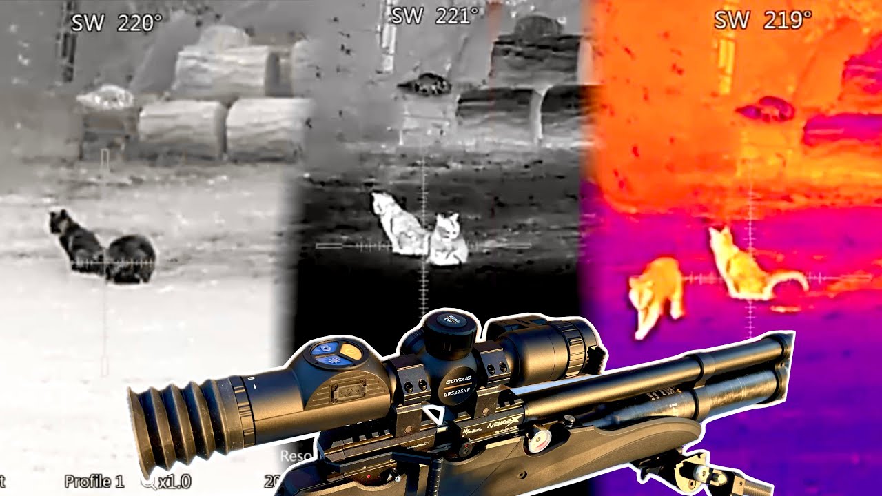 GOYOJO Mira térmica GRS225RF con LRF(Para Cacería De Noche 