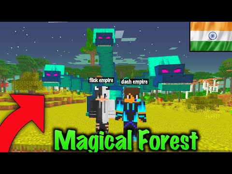 We Survived 100 Days In Magical Forest with @Dash Empire | Minecraft Hindi