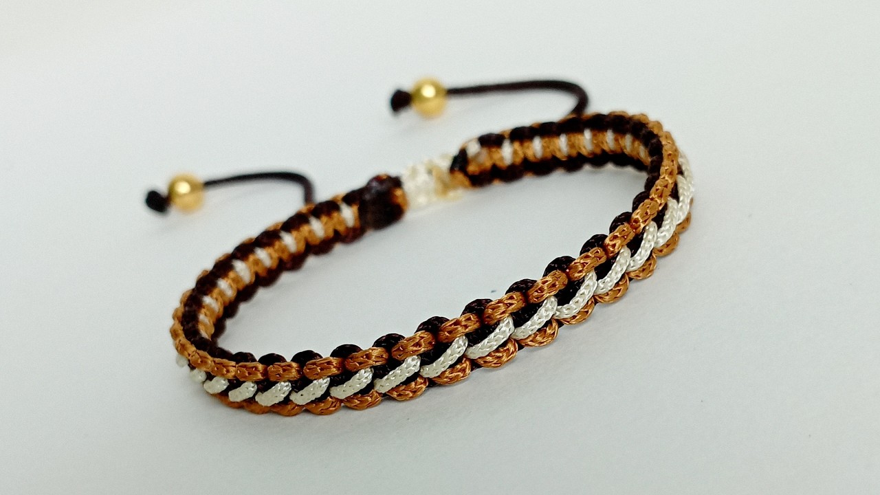 Easy bracelet making at home with thread || diy bracelet making with thread | easy handmade bracelet