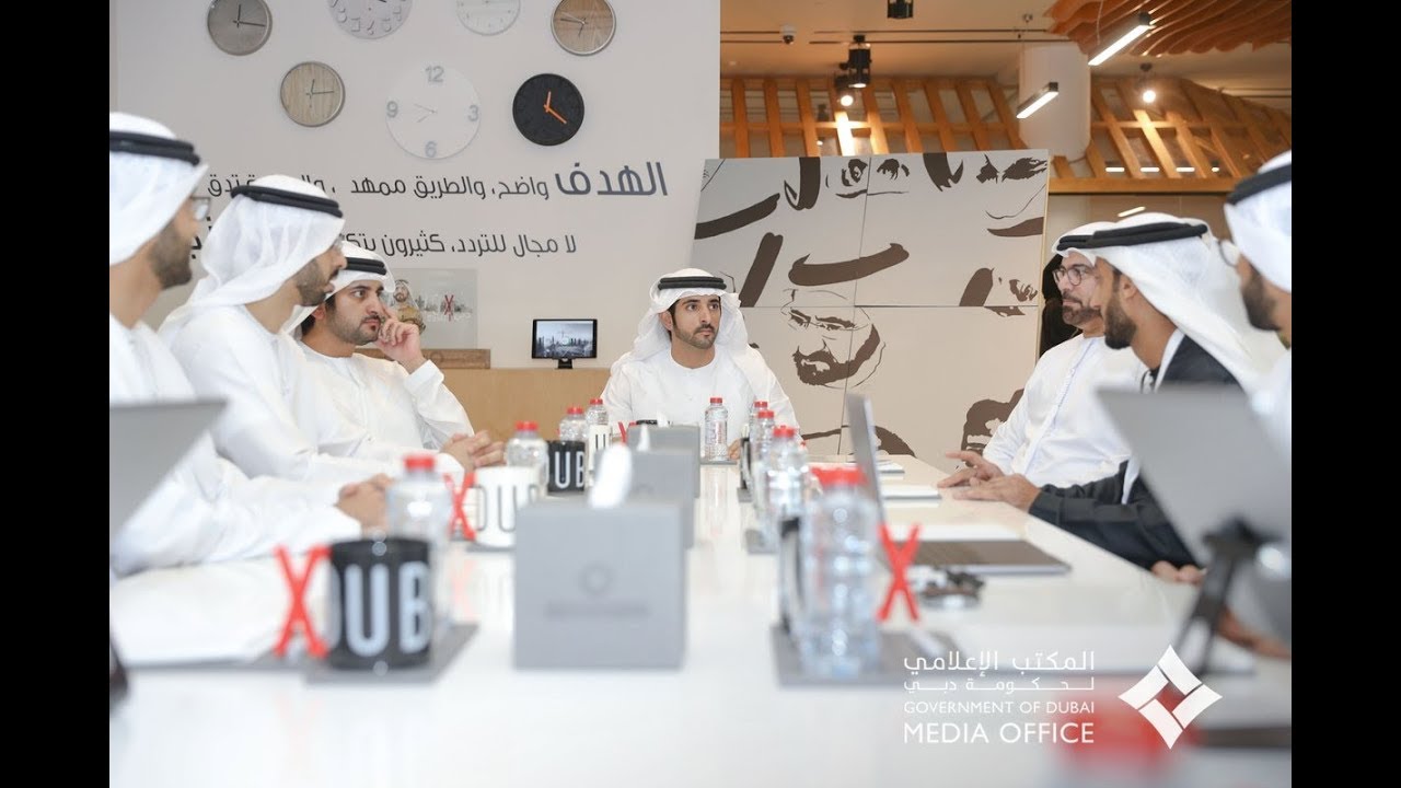 ولي عهد دبي يزور منطقة 2071 في أبراج الإمارات بدبي crown prince of dubai wives